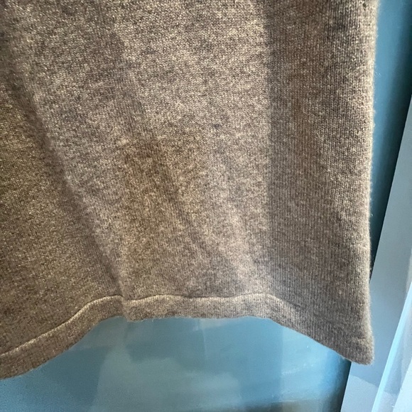 Kinross 100% Cashmere Grey Sweater Dress Turtleneck | Size Medium - Picture 5 of 5